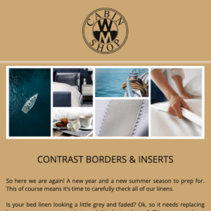 CONTRAST BORDERS & INSERTS